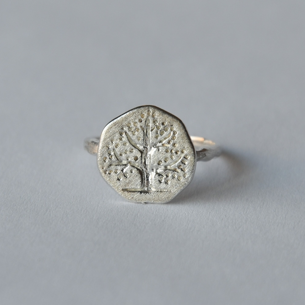 Tree Of Life Sterling Silver Ring